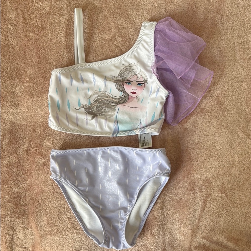 Disney Kids Swim Bikini - White and Purple